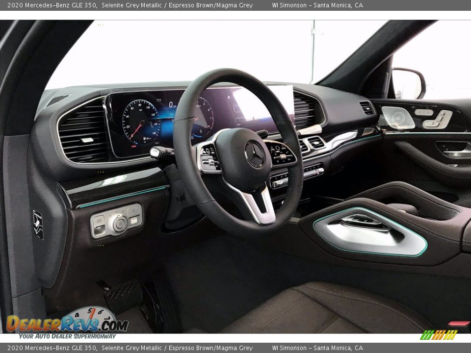 2020 Mercedes-Benz GLE 350 Selenite Grey Metallic / Espresso Brown/Magma Grey Photo #4
