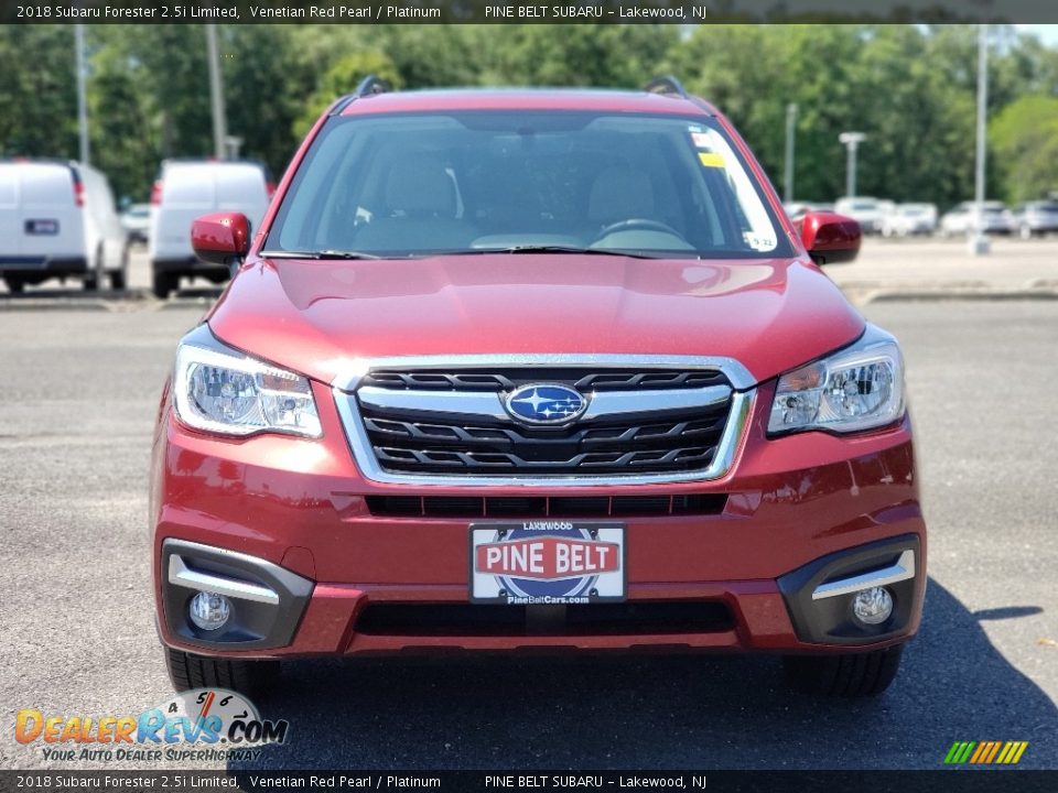 2018 Subaru Forester 2.5i Limited Venetian Red Pearl / Platinum Photo #16