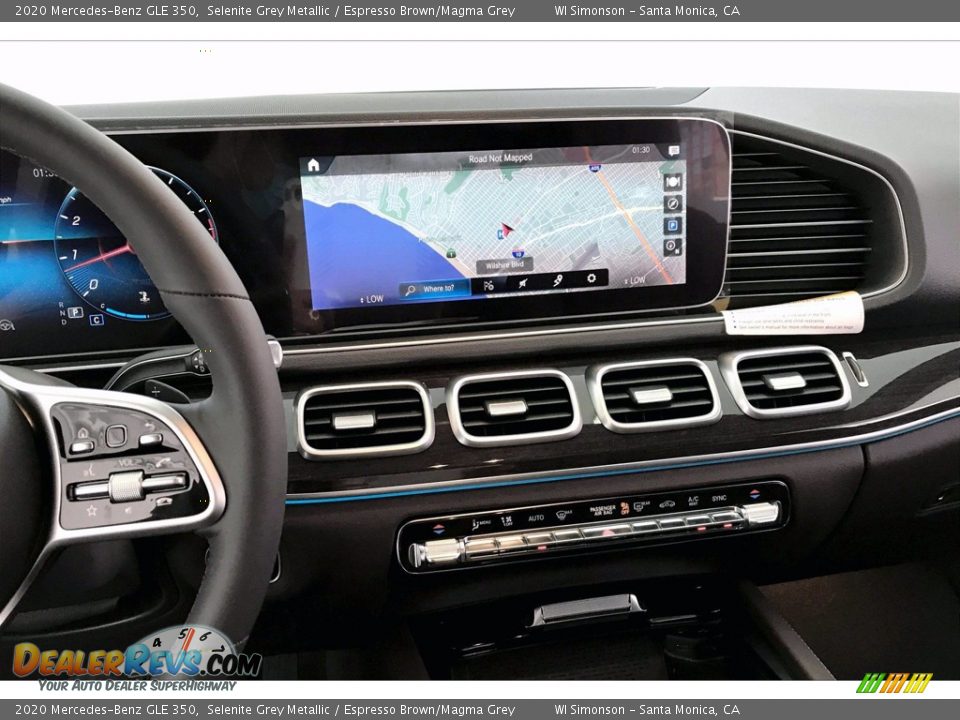 2020 Mercedes-Benz GLE 350 Selenite Grey Metallic / Espresso Brown/Magma Grey Photo #6