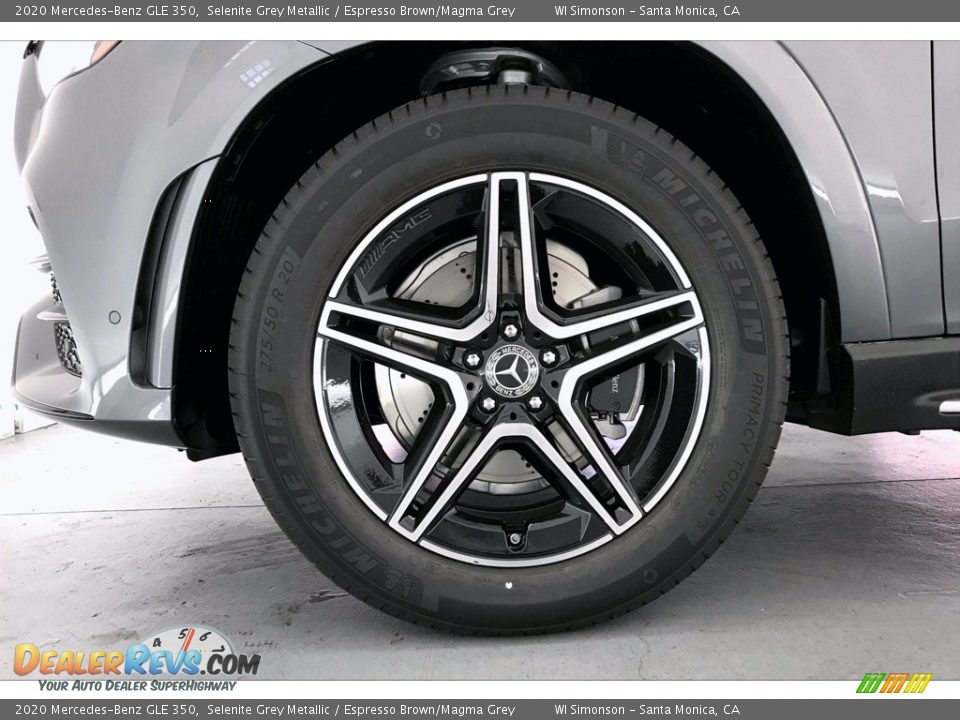 2020 Mercedes-Benz GLE 350 Selenite Grey Metallic / Espresso Brown/Magma Grey Photo #9