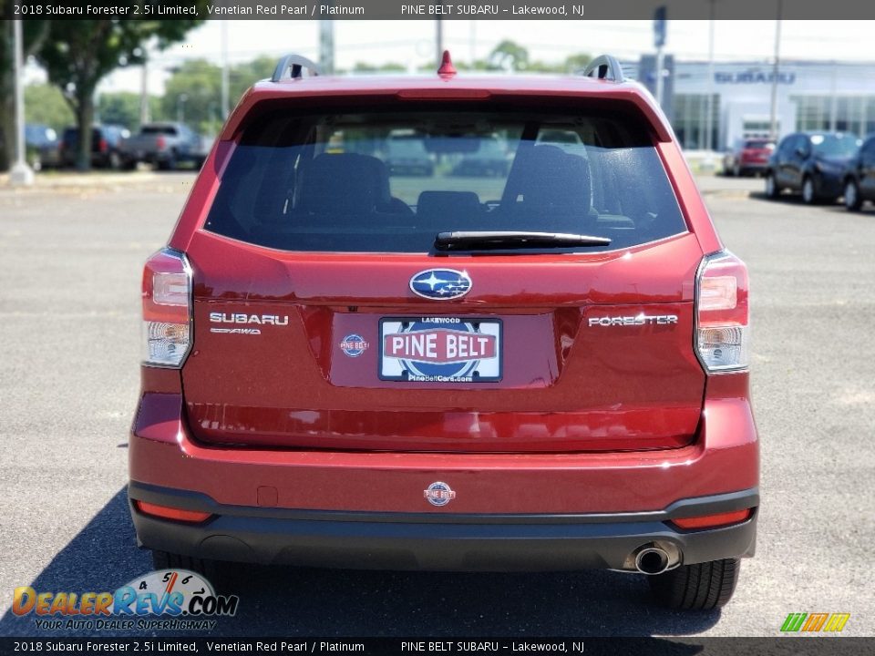 2018 Subaru Forester 2.5i Limited Venetian Red Pearl / Platinum Photo #21