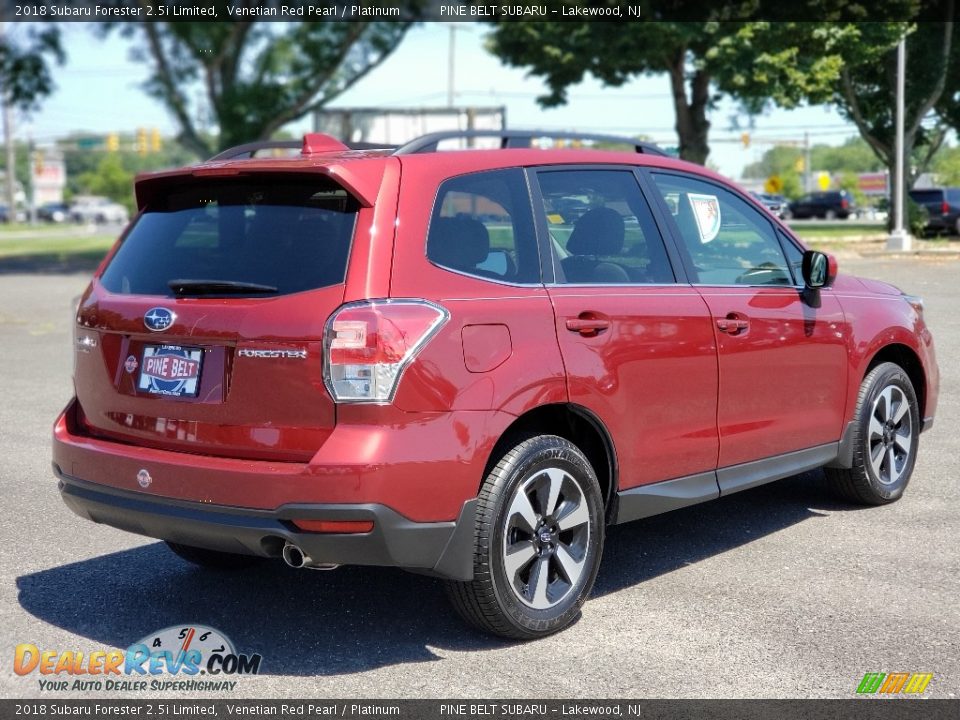 2018 Subaru Forester 2.5i Limited Venetian Red Pearl / Platinum Photo #22