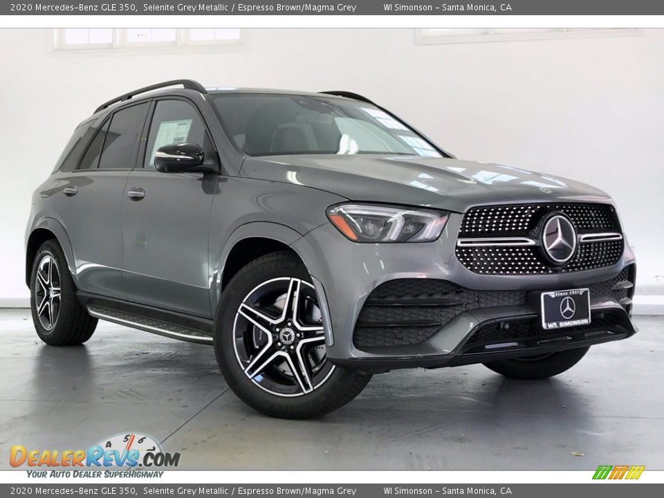 2020 Mercedes-Benz GLE 350 Selenite Grey Metallic / Espresso Brown/Magma Grey Photo #12