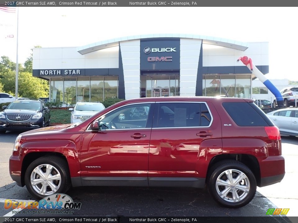 2017 GMC Terrain SLE AWD Crimson Red Tintcoat / Jet Black Photo #1