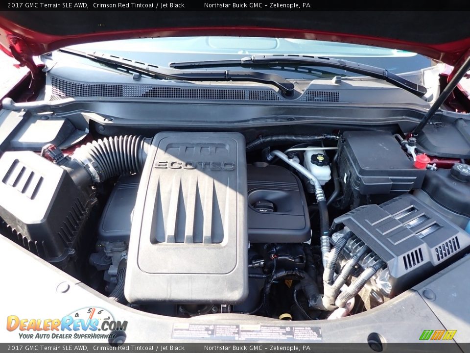 2017 GMC Terrain SLE AWD Crimson Red Tintcoat / Jet Black Photo #2