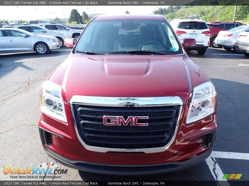 2017 GMC Terrain SLE AWD Crimson Red Tintcoat / Jet Black Photo #3