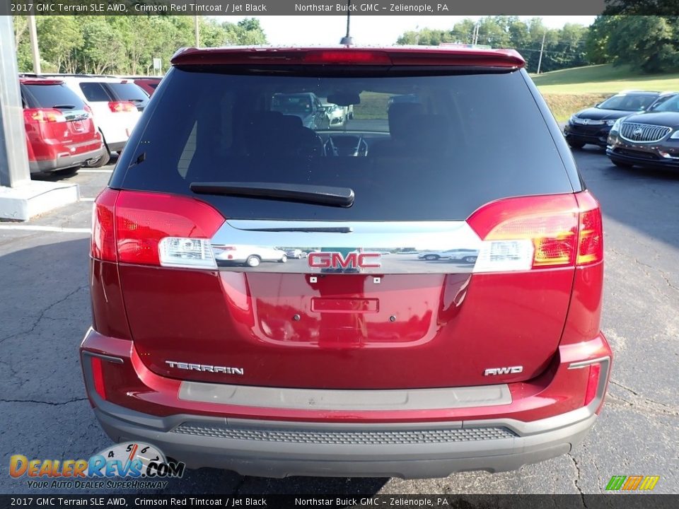 2017 GMC Terrain SLE AWD Crimson Red Tintcoat / Jet Black Photo #10