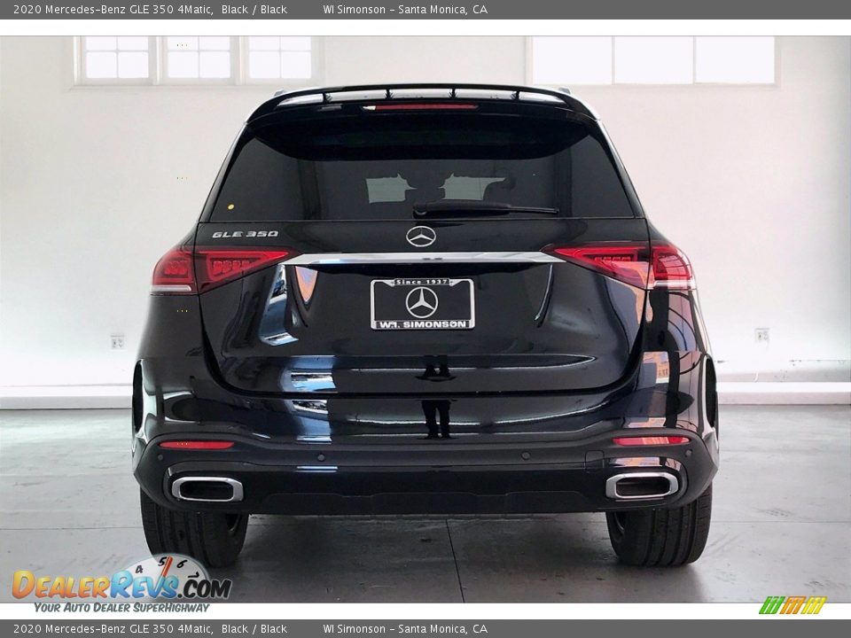 2020 Mercedes-Benz GLE 350 4Matic Black / Black Photo #3