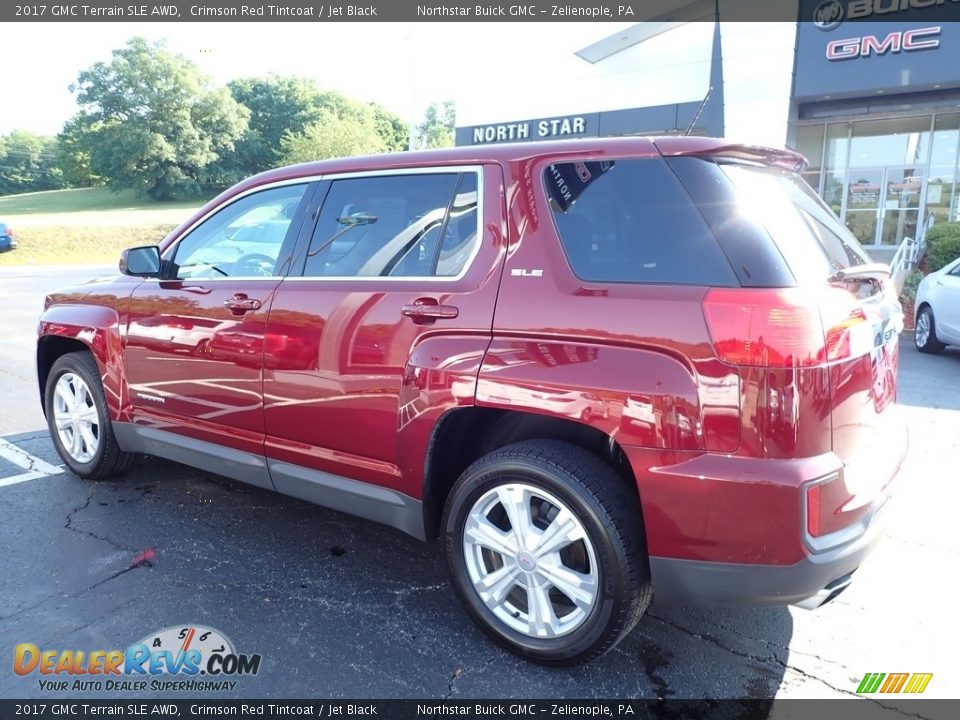 2017 GMC Terrain SLE AWD Crimson Red Tintcoat / Jet Black Photo #12