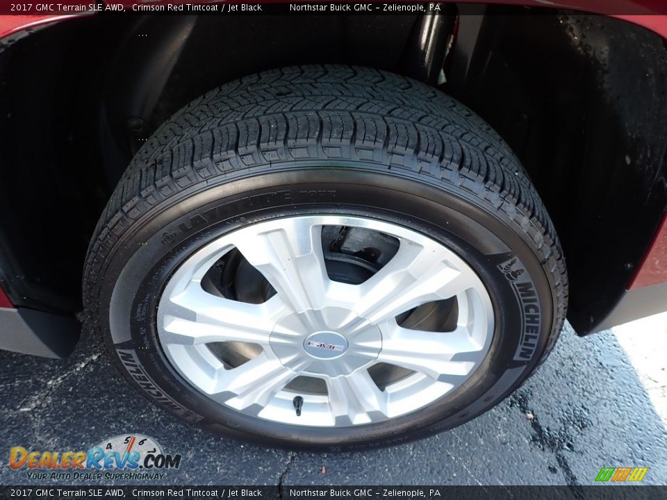 2017 GMC Terrain SLE AWD Crimson Red Tintcoat / Jet Black Photo #14