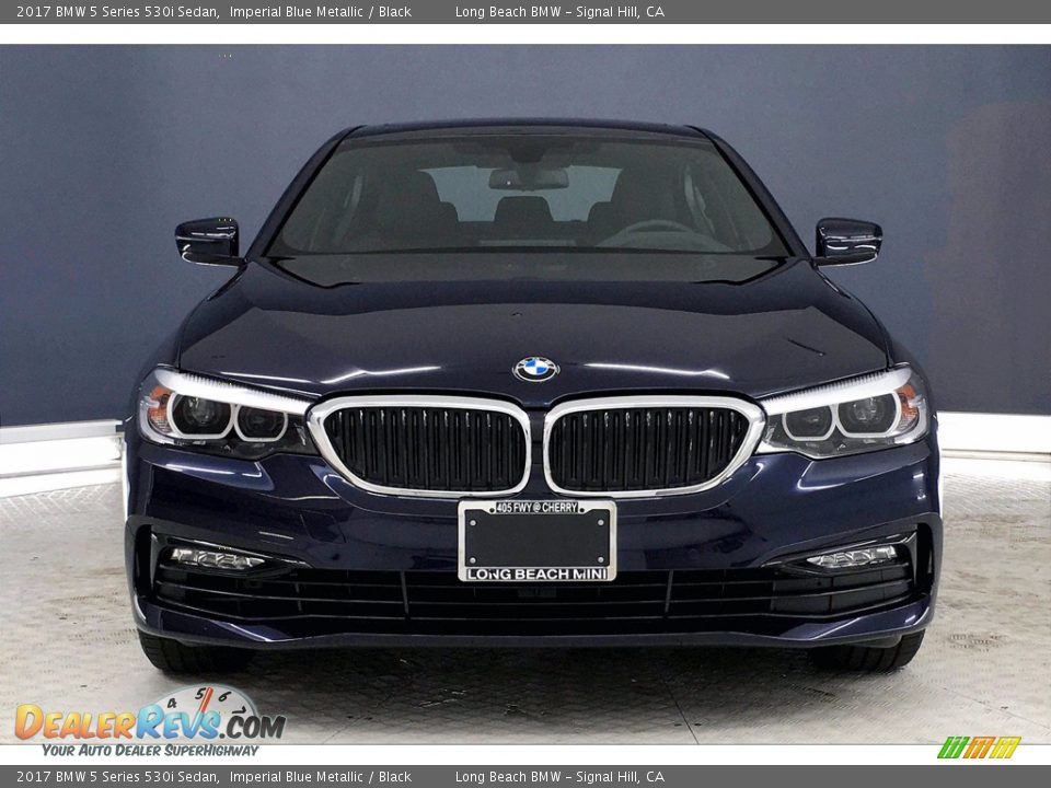 2017 BMW 5 Series 530i Sedan Imperial Blue Metallic / Black Photo #2