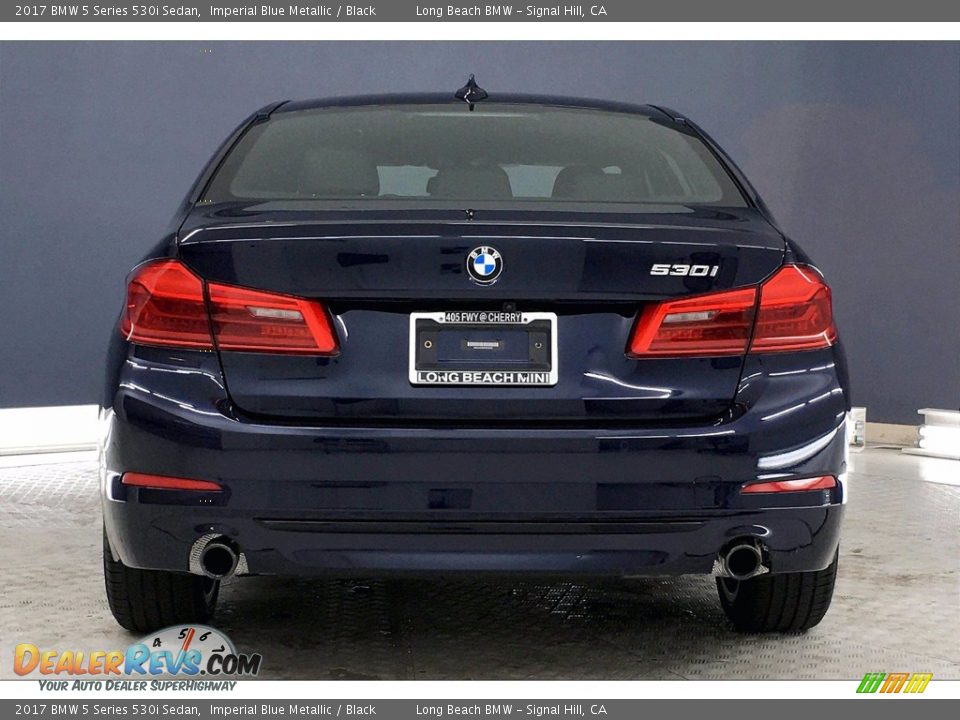 2017 BMW 5 Series 530i Sedan Imperial Blue Metallic / Black Photo #3