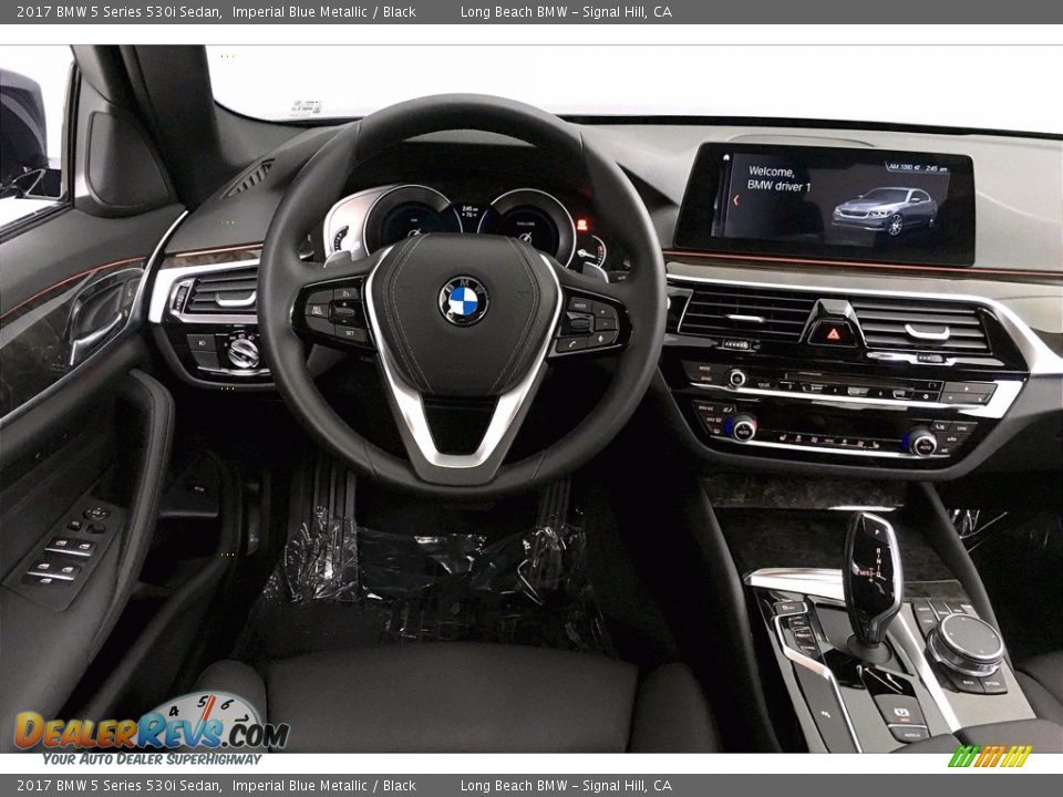 2017 BMW 5 Series 530i Sedan Imperial Blue Metallic / Black Photo #4