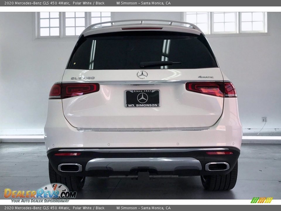2020 Mercedes-Benz GLS 450 4Matic Polar White / Black Photo #3