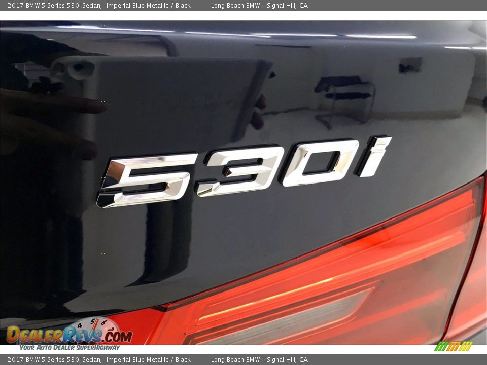 2017 BMW 5 Series 530i Sedan Imperial Blue Metallic / Black Photo #7