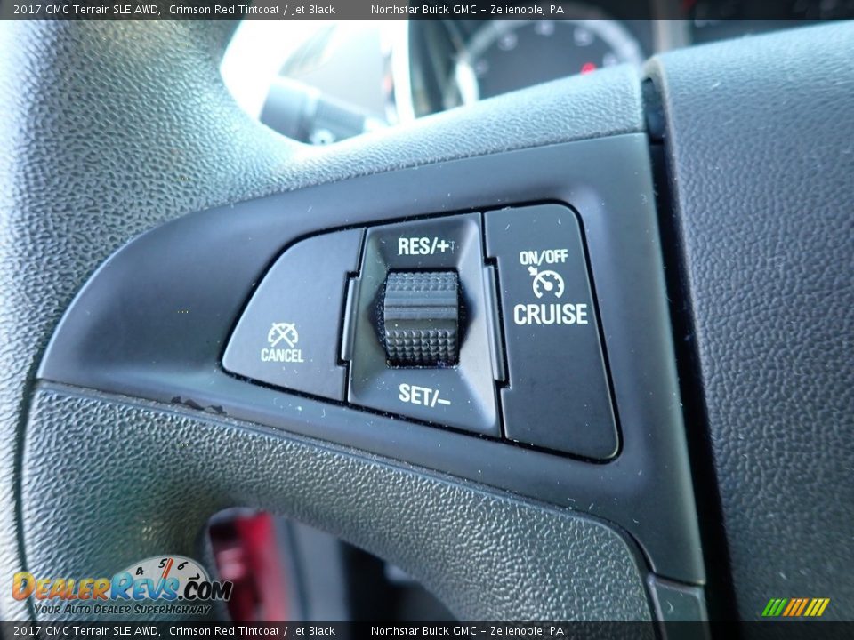 2017 GMC Terrain SLE AWD Crimson Red Tintcoat / Jet Black Photo #24