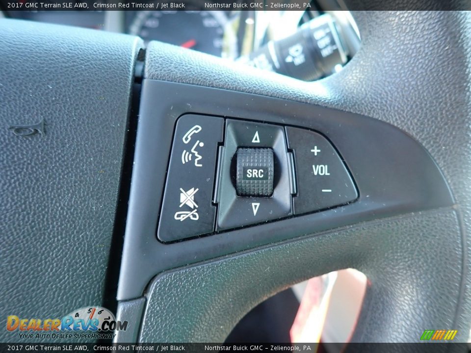 2017 GMC Terrain SLE AWD Crimson Red Tintcoat / Jet Black Photo #25