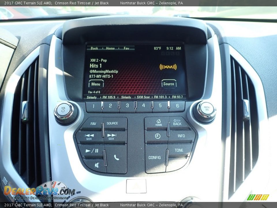 2017 GMC Terrain SLE AWD Crimson Red Tintcoat / Jet Black Photo #26