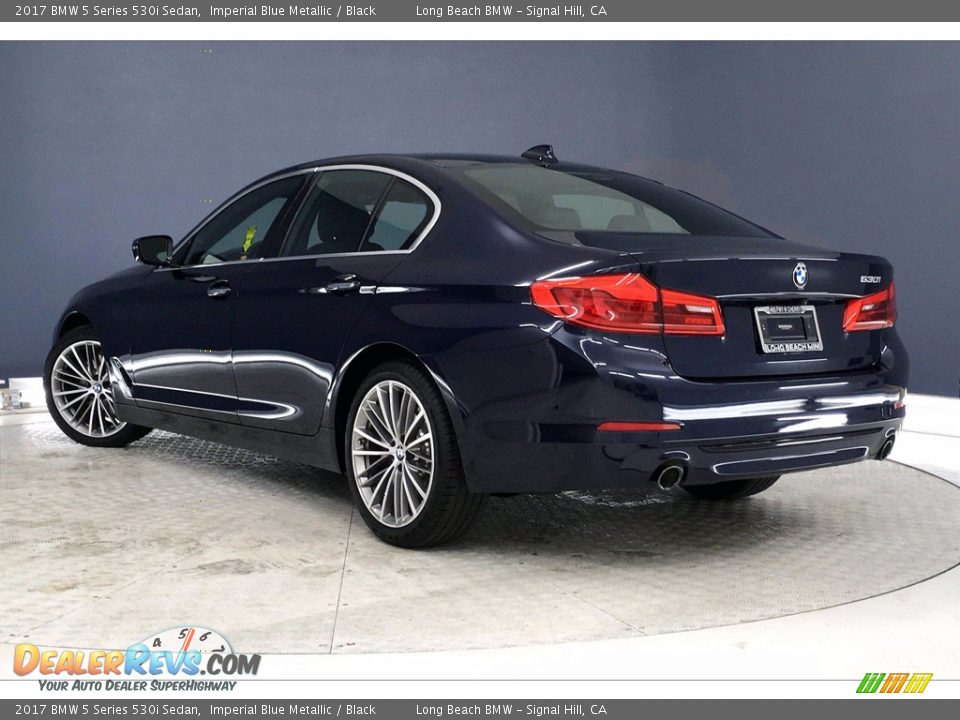 2017 BMW 5 Series 530i Sedan Imperial Blue Metallic / Black Photo #10