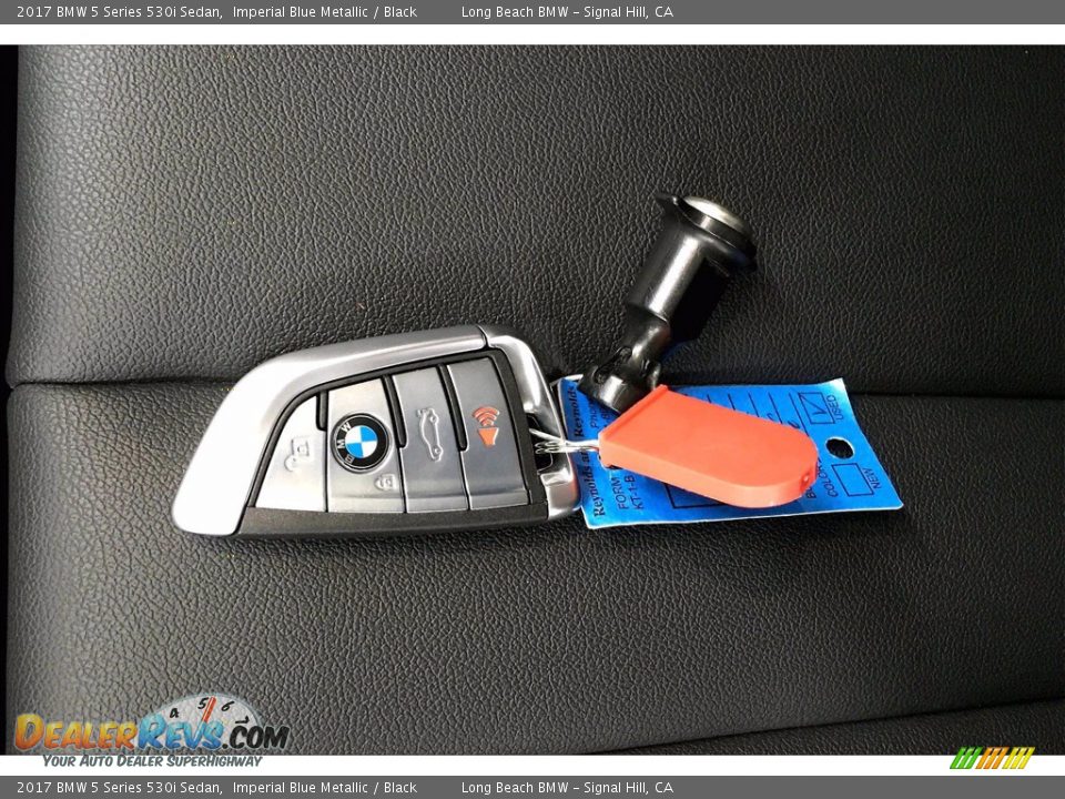 2017 BMW 5 Series 530i Sedan Imperial Blue Metallic / Black Photo #11