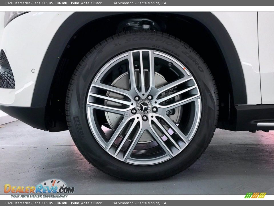 2020 Mercedes-Benz GLS 450 4Matic Polar White / Black Photo #9