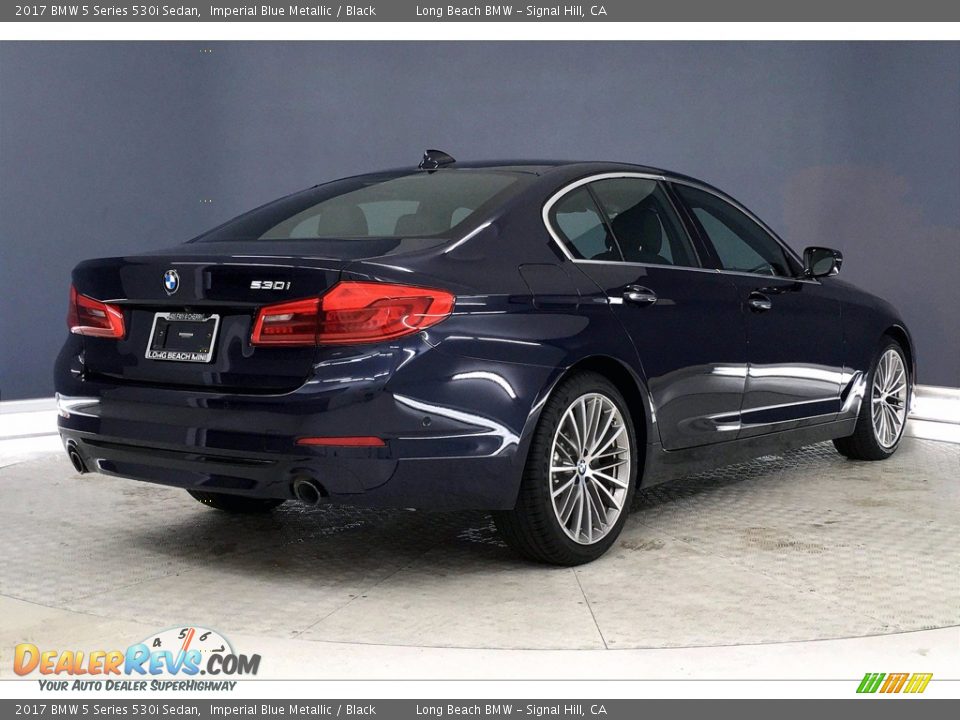 2017 BMW 5 Series 530i Sedan Imperial Blue Metallic / Black Photo #13