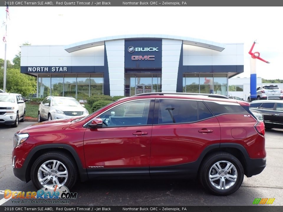 2018 GMC Terrain SLE AWD Red Quartz Tintcoat / ­Jet Black Photo #1