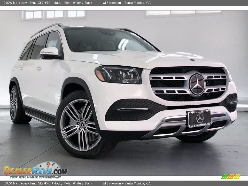 2020 Mercedes-Benz GLS 450 4Matic Polar White / Black Photo #12