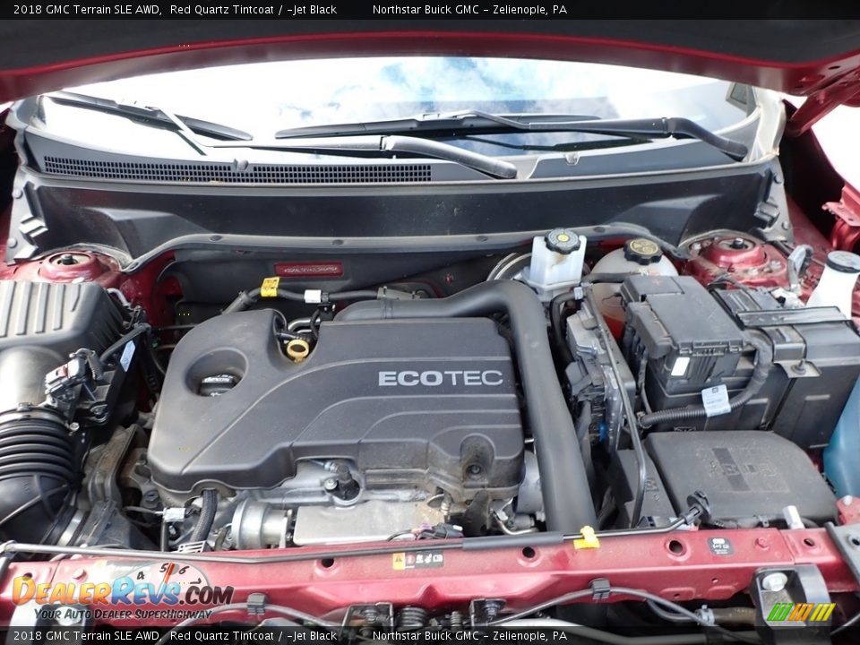 2018 GMC Terrain SLE AWD Red Quartz Tintcoat / ­Jet Black Photo #2