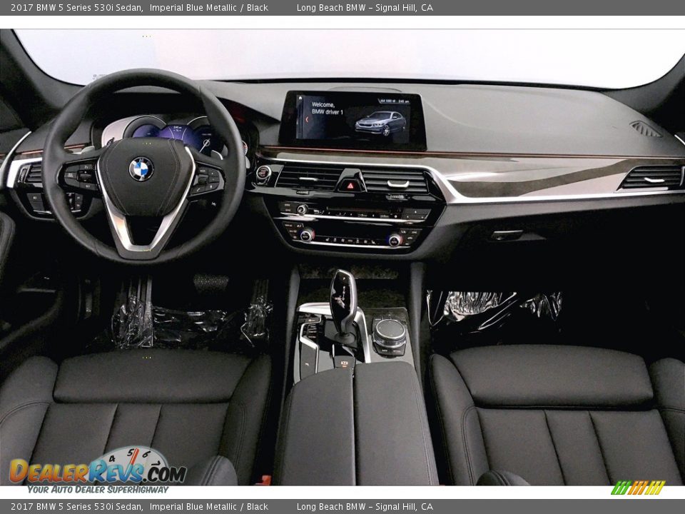 2017 BMW 5 Series 530i Sedan Imperial Blue Metallic / Black Photo #15