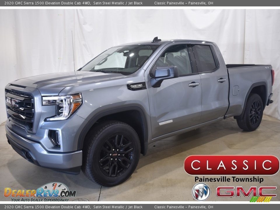 2020 GMC Sierra 1500 Elevation Double Cab 4WD Satin Steel Metallic / Jet Black Photo #1