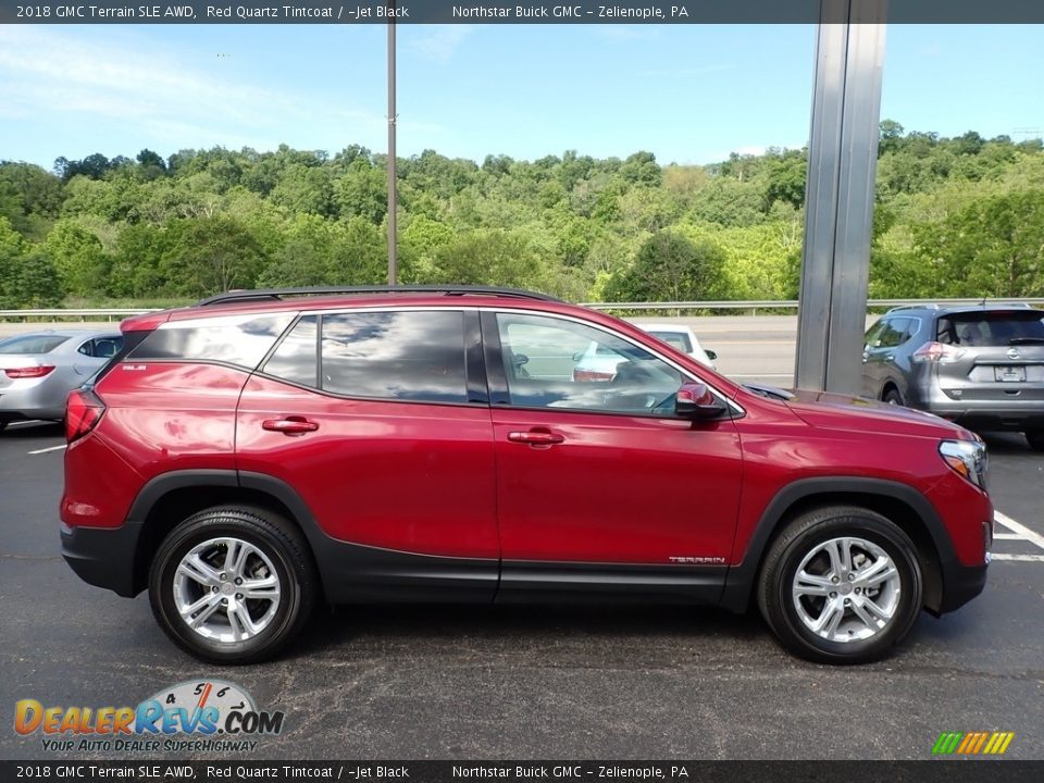 2018 GMC Terrain SLE AWD Red Quartz Tintcoat / ­Jet Black Photo #5