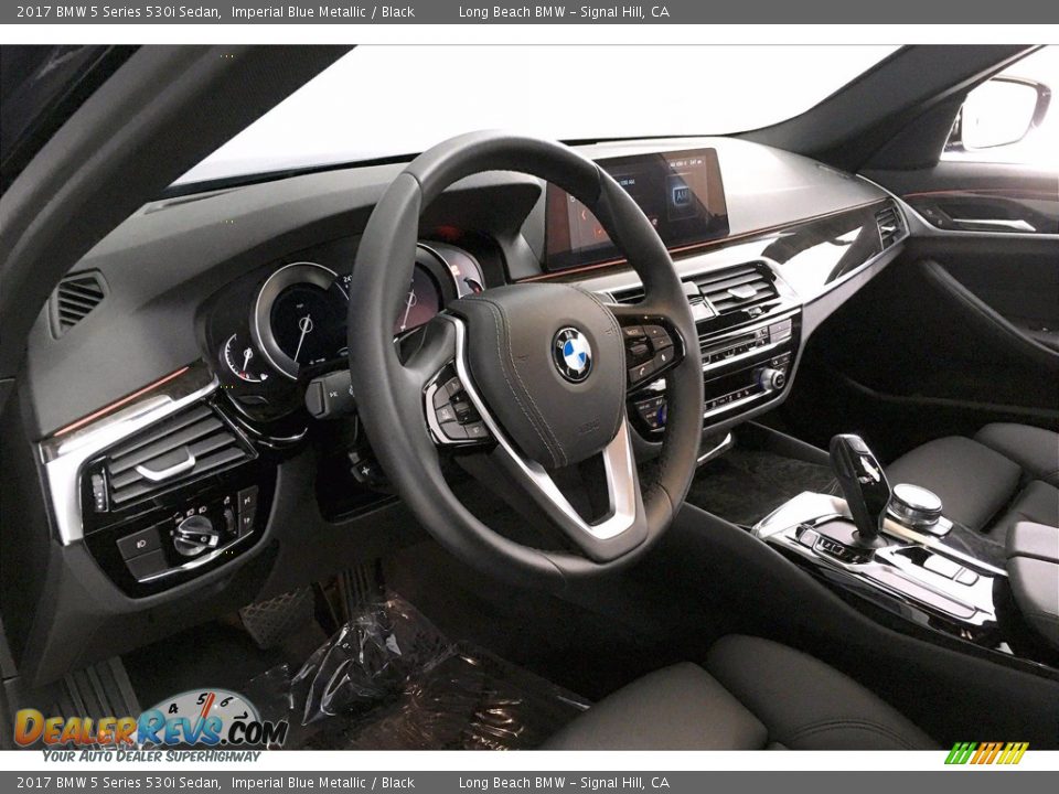 2017 BMW 5 Series 530i Sedan Imperial Blue Metallic / Black Photo #21