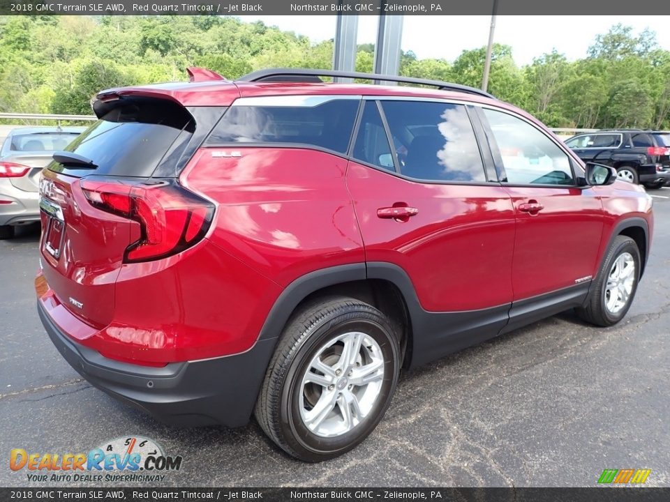 2018 GMC Terrain SLE AWD Red Quartz Tintcoat / ­Jet Black Photo #9