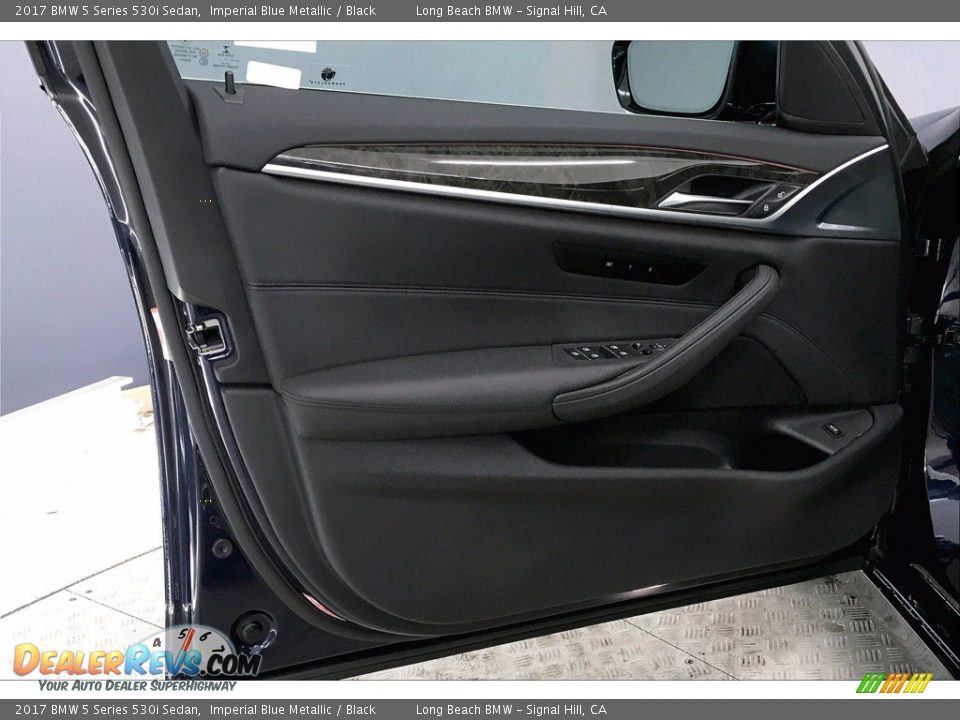 2017 BMW 5 Series 530i Sedan Imperial Blue Metallic / Black Photo #23