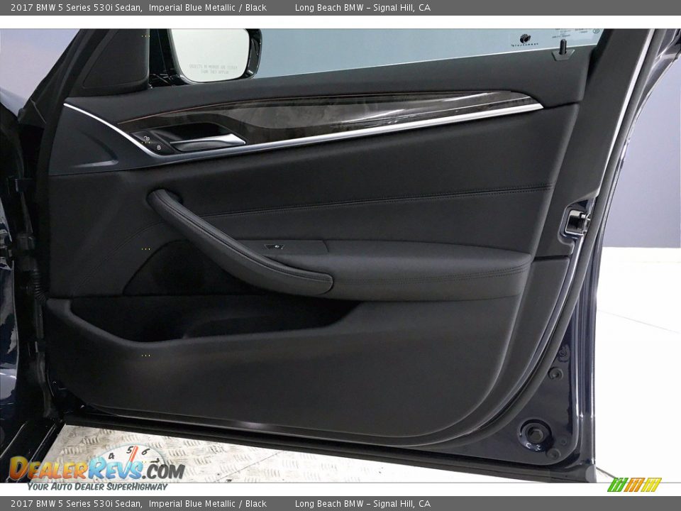 2017 BMW 5 Series 530i Sedan Imperial Blue Metallic / Black Photo #24