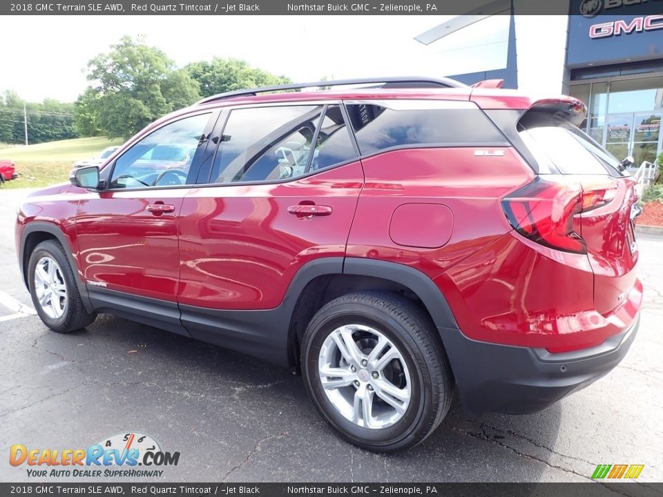 2018 GMC Terrain SLE AWD Red Quartz Tintcoat / ­Jet Black Photo #13