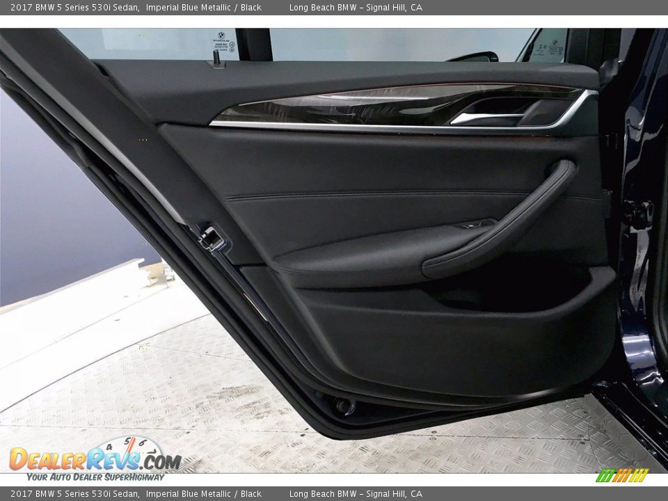 2017 BMW 5 Series 530i Sedan Imperial Blue Metallic / Black Photo #25