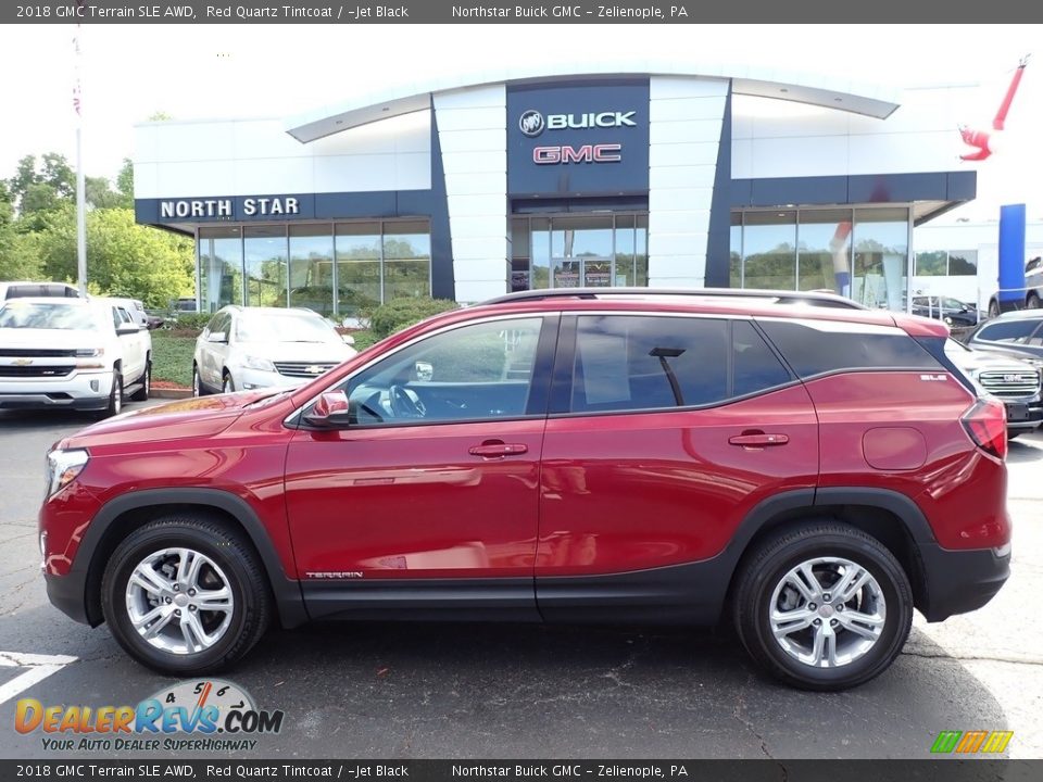 2018 GMC Terrain SLE AWD Red Quartz Tintcoat / ­Jet Black Photo #14
