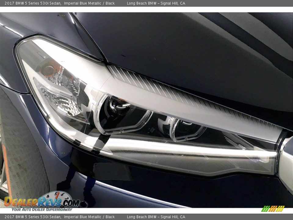 2017 BMW 5 Series 530i Sedan Imperial Blue Metallic / Black Photo #26
