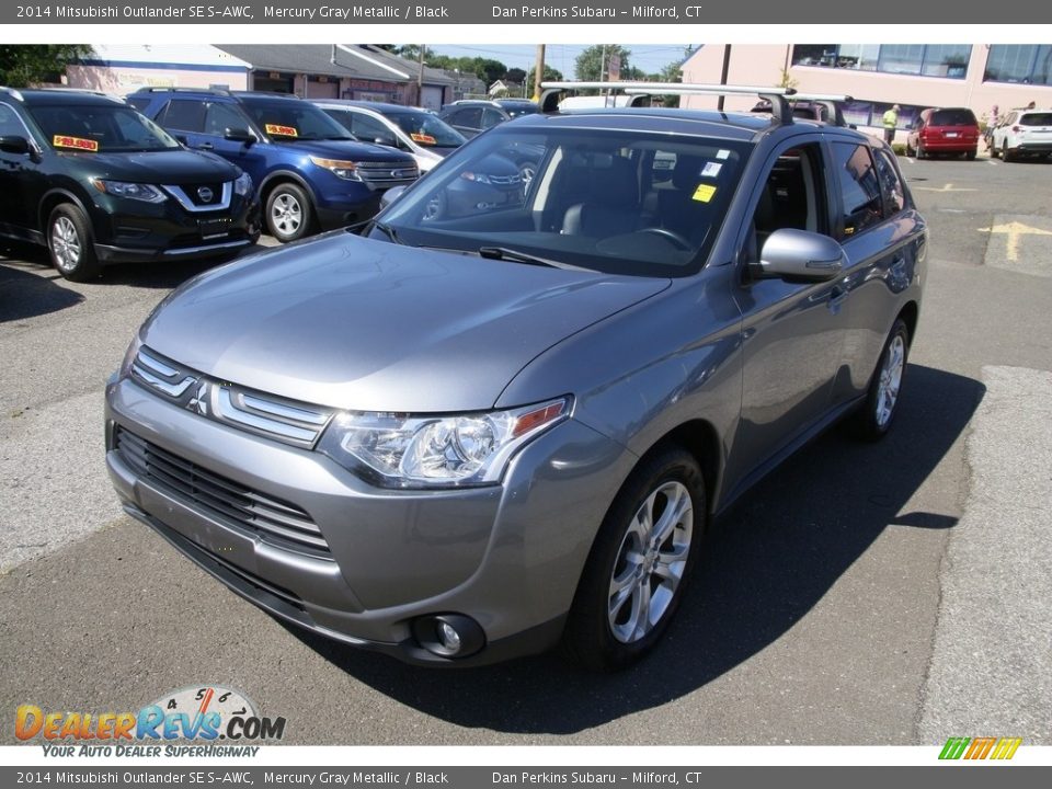 2014 Mitsubishi Outlander SE S-AWC Mercury Gray Metallic / Black Photo #1