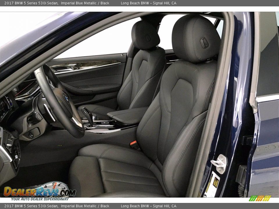 2017 BMW 5 Series 530i Sedan Imperial Blue Metallic / Black Photo #28