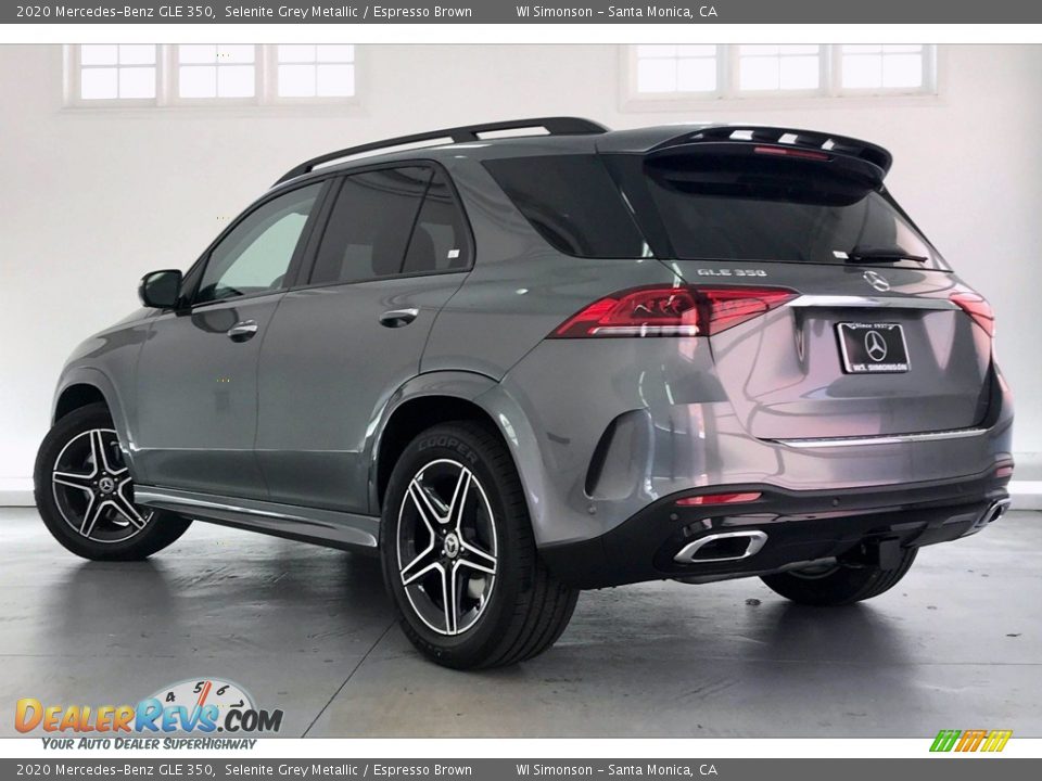 2020 Mercedes-Benz GLE 350 Selenite Grey Metallic / Espresso Brown Photo #2