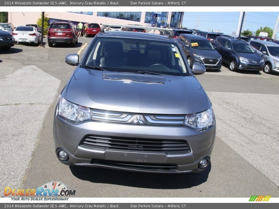 2014 Mitsubishi Outlander SE S-AWC Mercury Gray Metallic / Black Photo #2