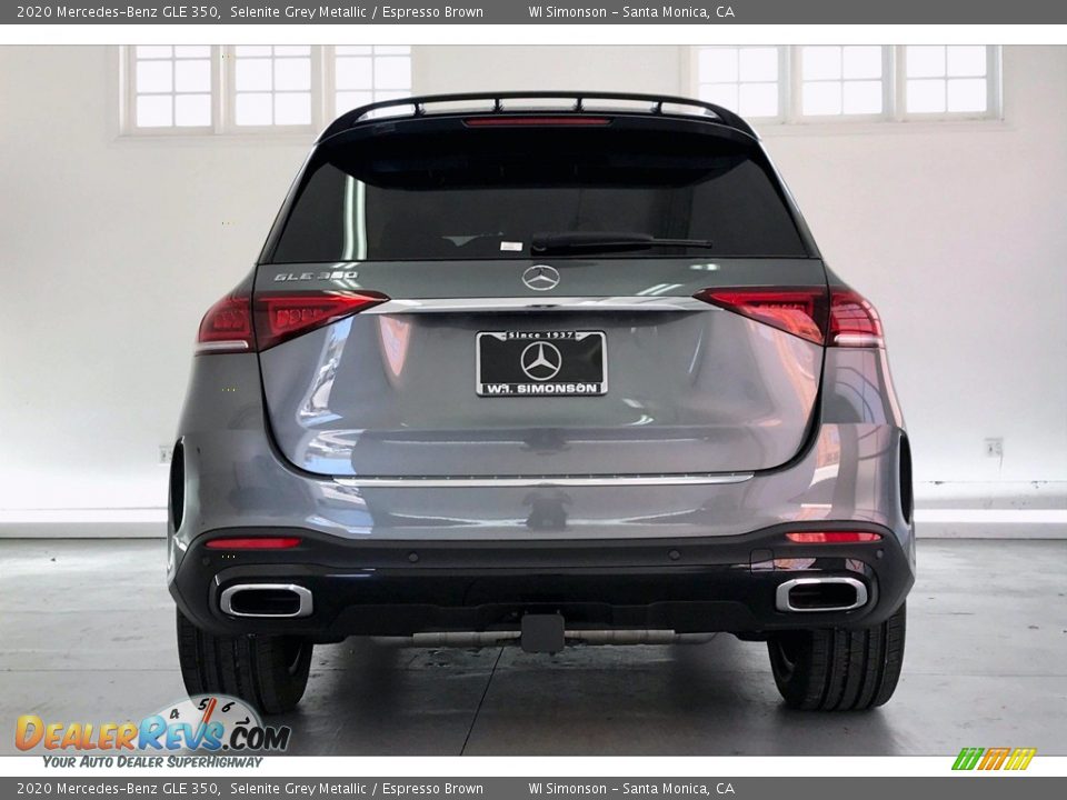 2020 Mercedes-Benz GLE 350 Selenite Grey Metallic / Espresso Brown Photo #3