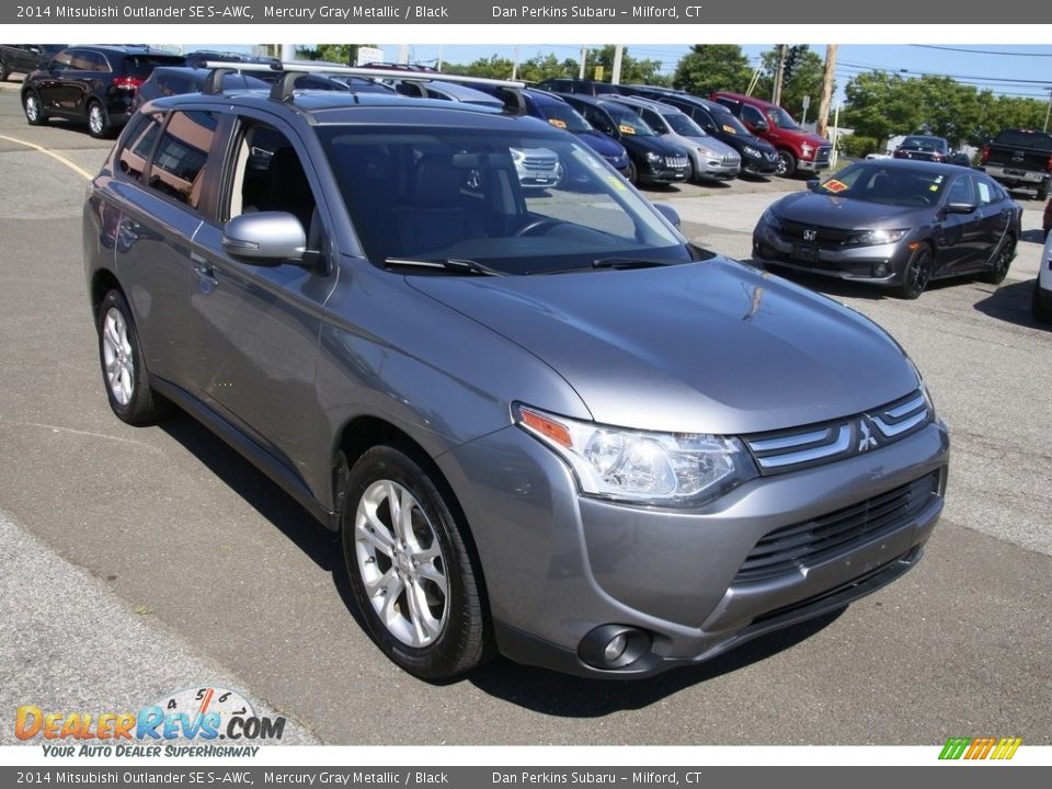 2014 Mitsubishi Outlander SE S-AWC Mercury Gray Metallic / Black Photo #3