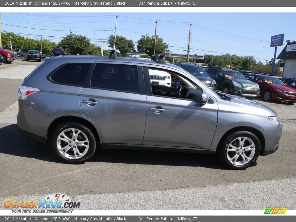 2014 Mitsubishi Outlander SE S-AWC Mercury Gray Metallic / Black Photo #4