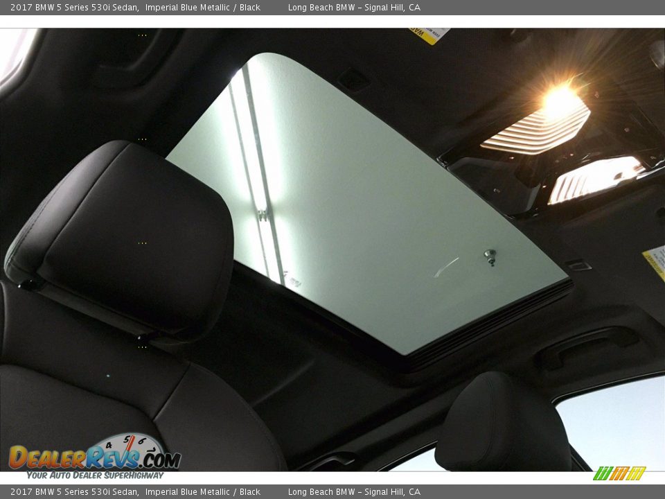 2017 BMW 5 Series 530i Sedan Imperial Blue Metallic / Black Photo #31