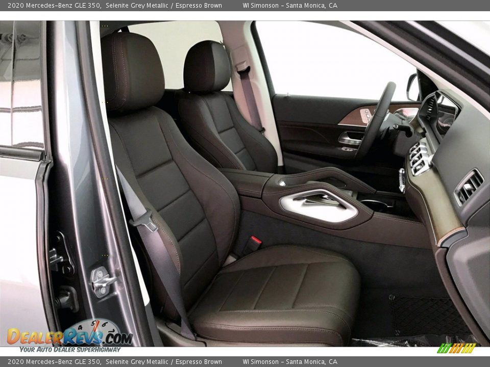 2020 Mercedes-Benz GLE 350 Selenite Grey Metallic / Espresso Brown Photo #5