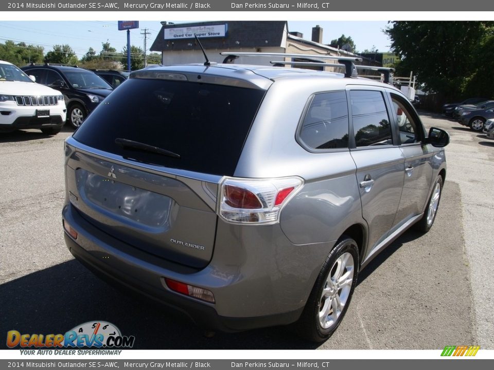 2014 Mitsubishi Outlander SE S-AWC Mercury Gray Metallic / Black Photo #5